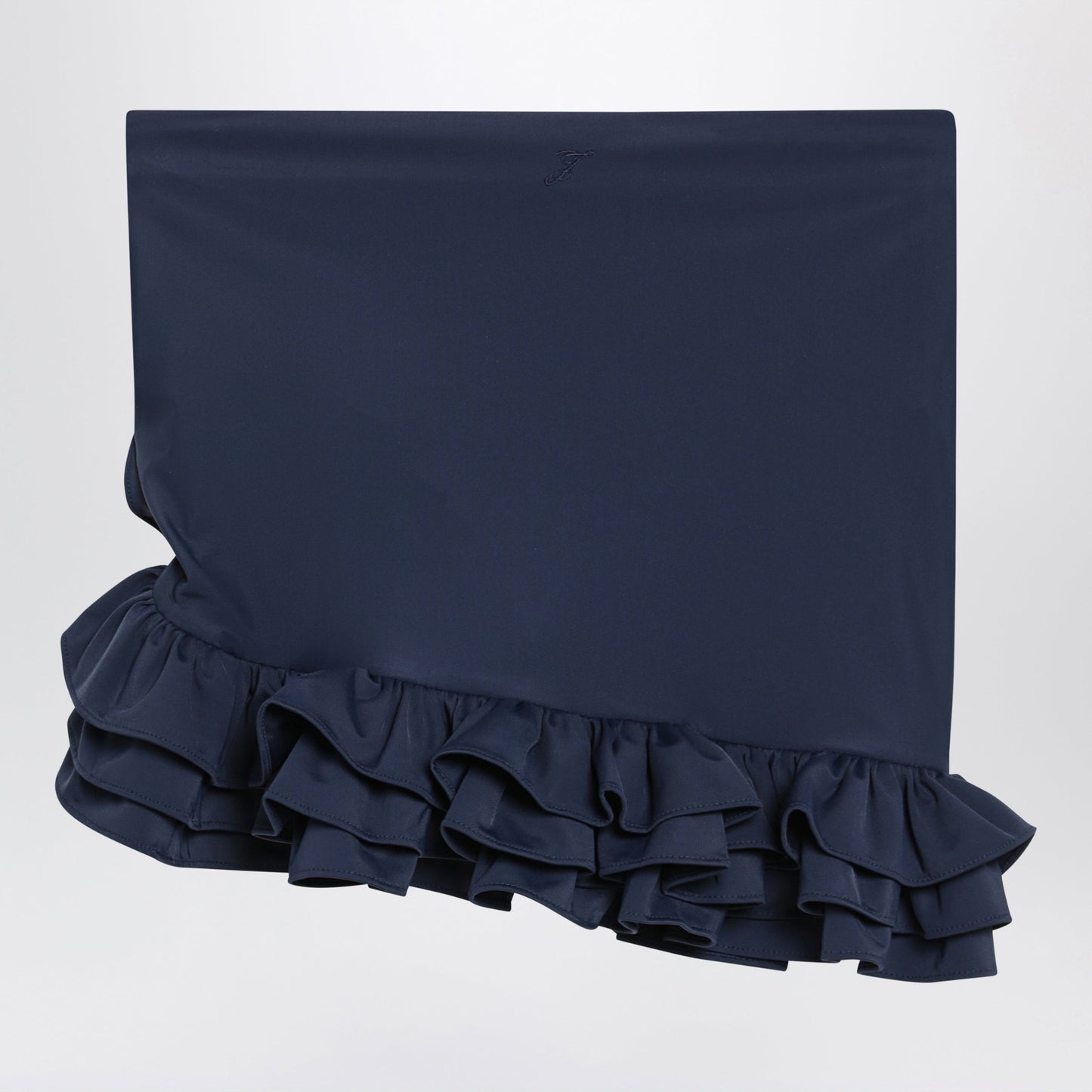 Jacquemus Playa Mini Skirt In Swimsuit Jersey Navy Women JACQUEMUS