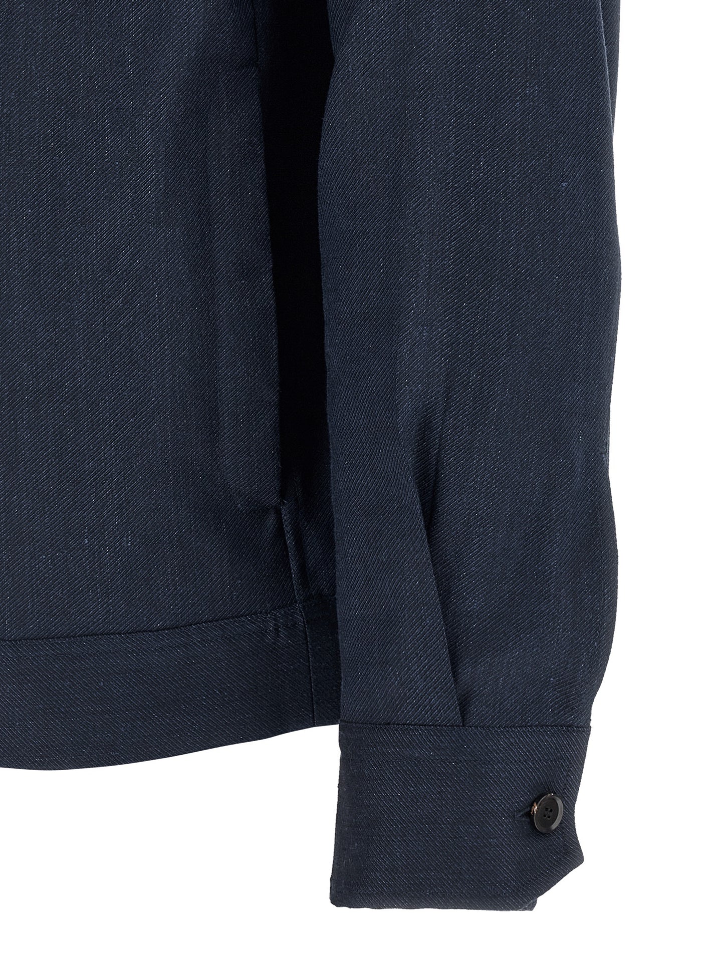 Brioni Men Linen Wool Blouson BRIONI