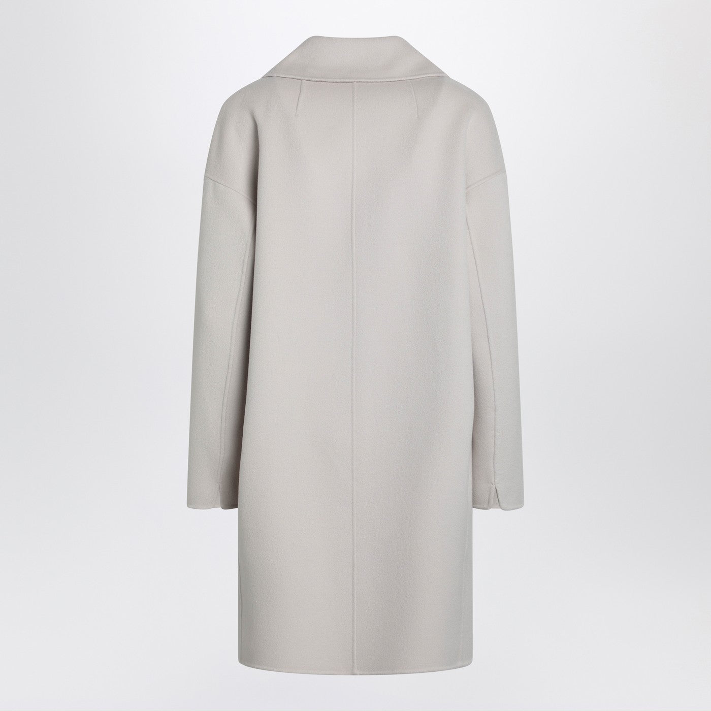 'S Max Mara Sand-Coloured Midi Coat In Wool Drap Women S MAX MARA