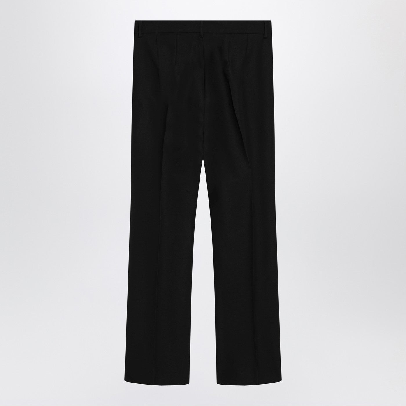'S Max Mara Black Cotton-Blend Trousers Women S MAX MARA