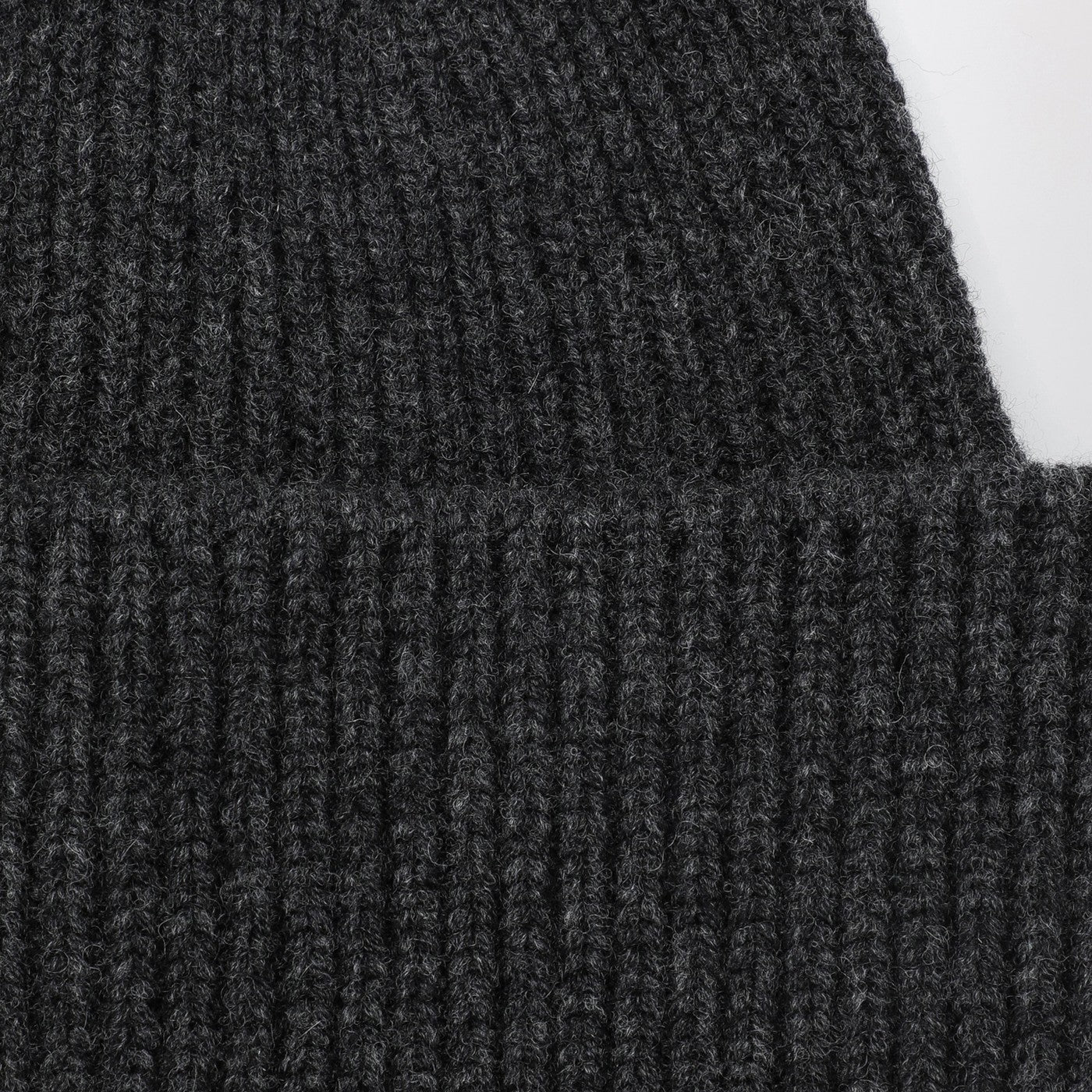 Destin Anthracite Grey Cashmere Blend Beanie Men Destin