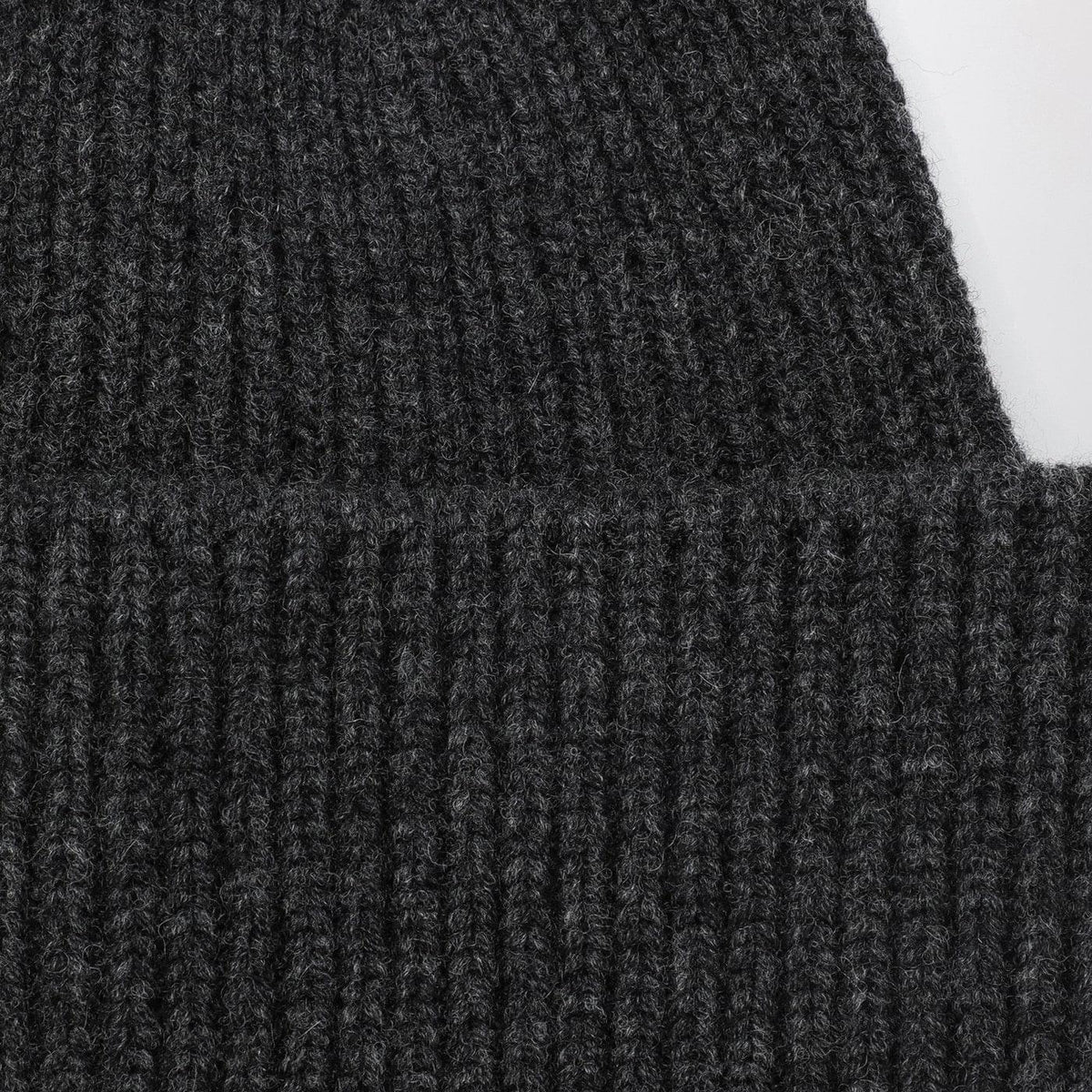 Destin Anthracite Grey Cashmere Blend Beanie Men Men Destin