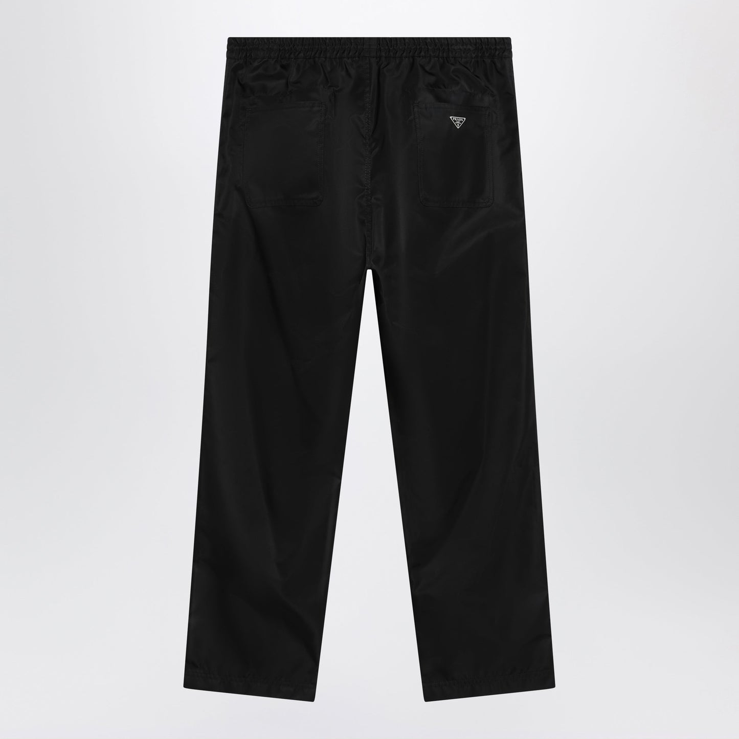Prada Trousers In Black Re-Nylon Men PRADA