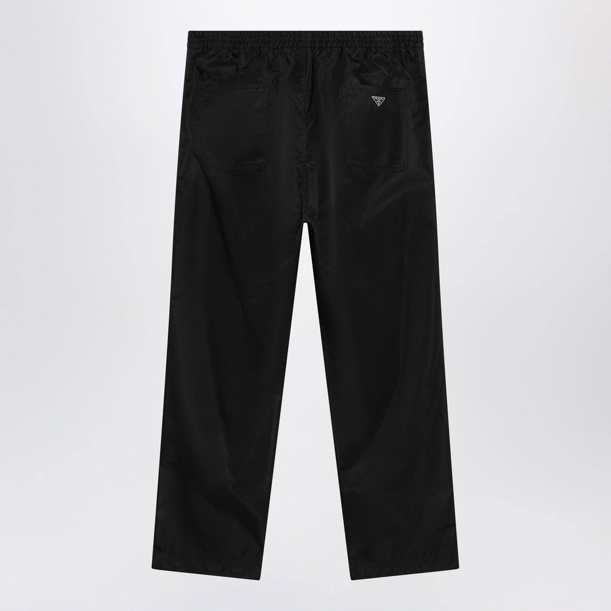 Prada Trousers In Black Re-Nylon Men PRADA