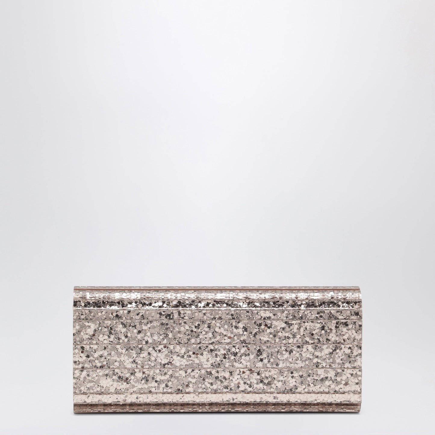 Jimmy Choo Pink Sweetie Glitter Fabric Clutch Women JIMMY CHOO