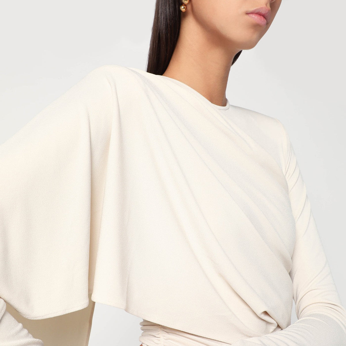 The Andamane Xenia Ivory Mini Dress Women Women THE ANDAMANE