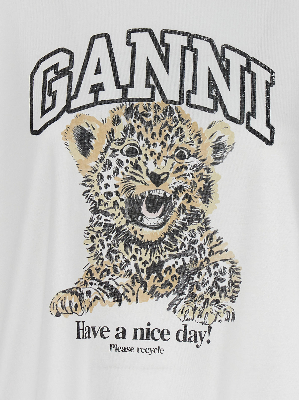 Ganni Women 'Leopard' T-Shirt GANNI