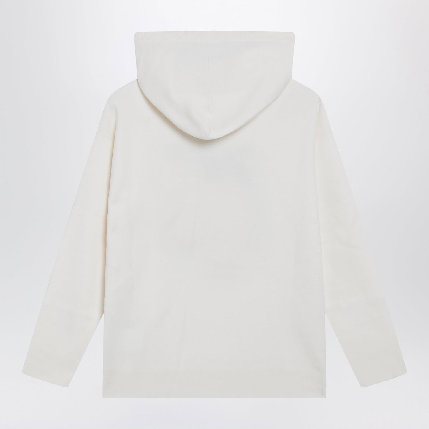 Max Mara Taddeo Hooded Virgin Wool Sweater In White Women MAX MARA