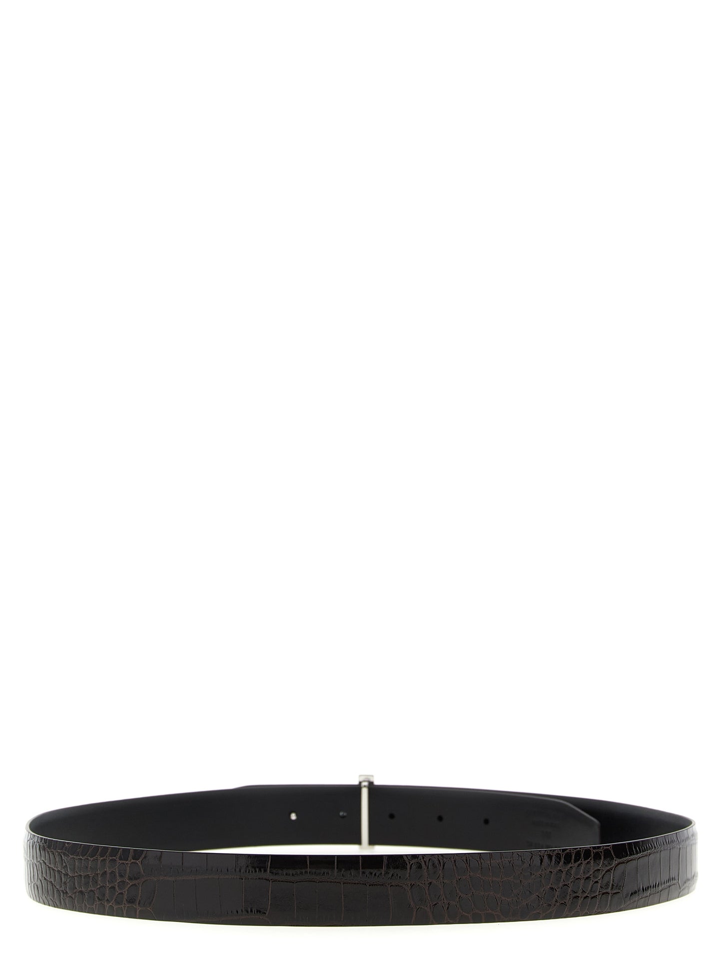 Tom Ford Men Reversible Crocodile Leather Belt TOM FORD