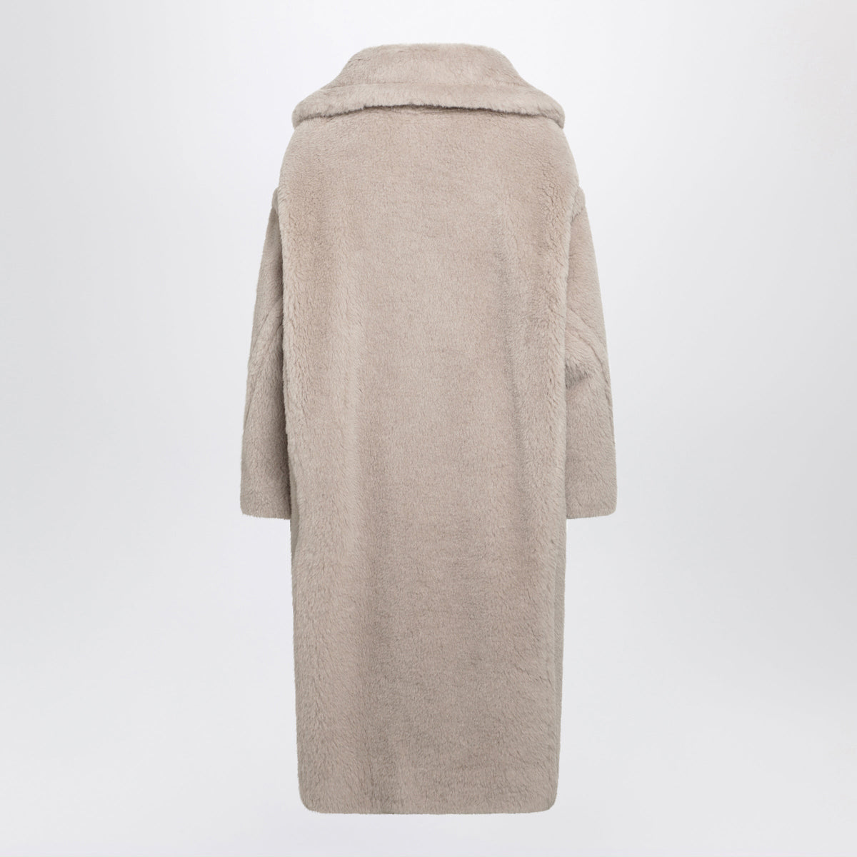 Max Mara Teddy Bear Icon Coat In Beige Taupe Alpaca And Wool Women MAX MARA