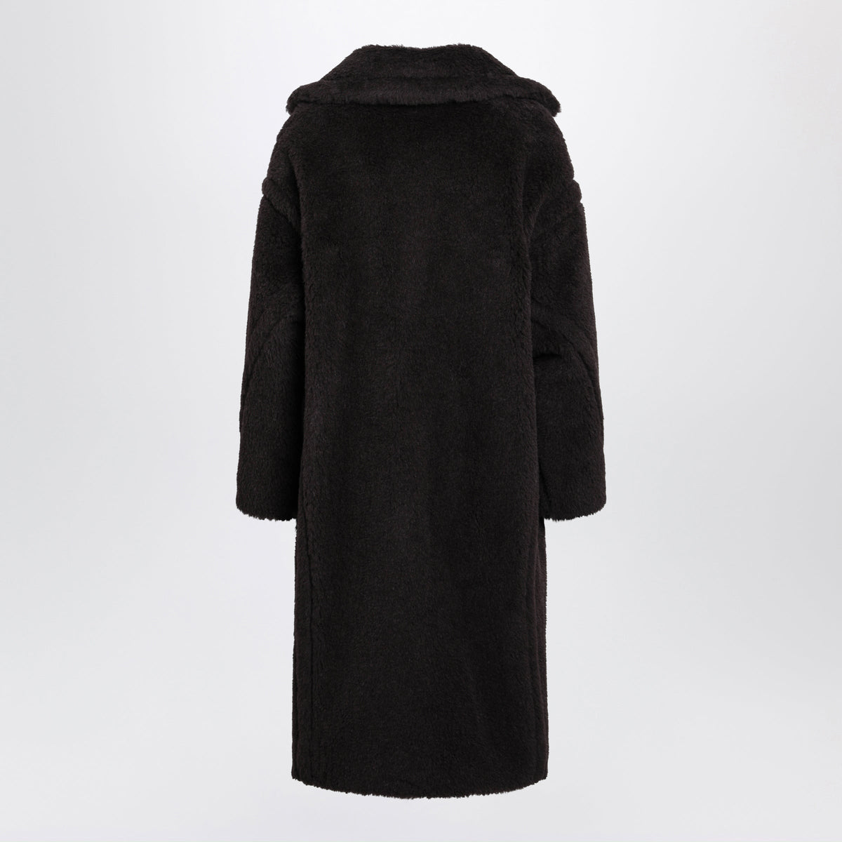 Max Mara Teddy Bear Icon Coat In Ebony Alpaca And Wool Women MAX MARA