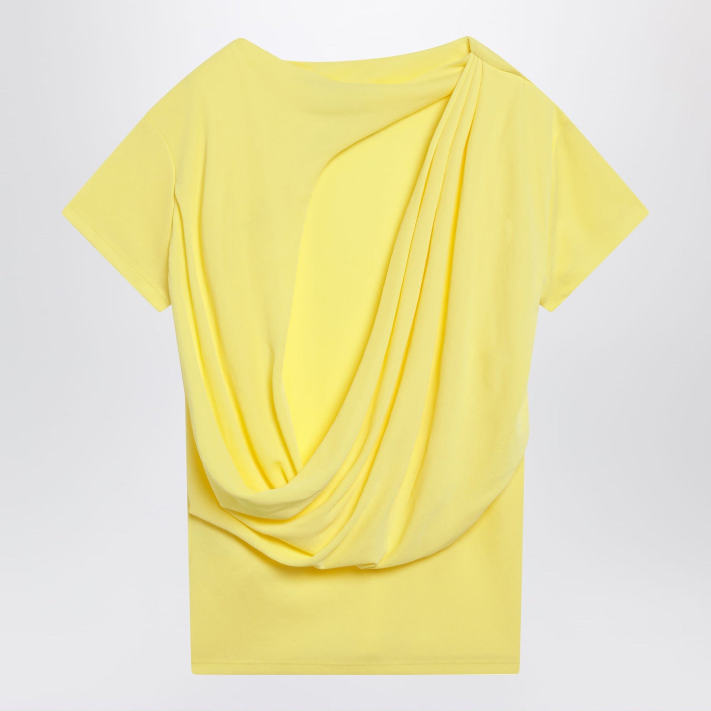 Jacquemus Mistral Top In Yellow Viscose Blend Women JACQUEMUS