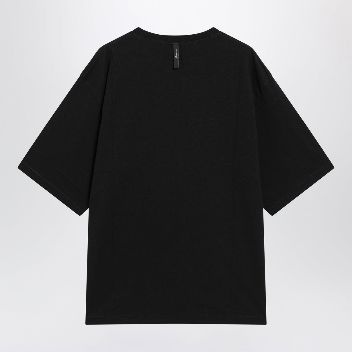 Jacquemus Black Cotton-Blend Logo T-Shirt Men JACQUEMUS