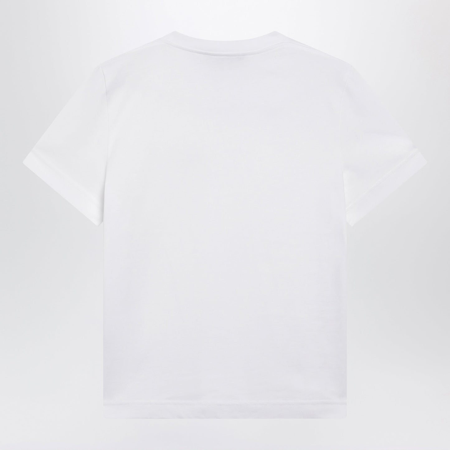 Jacquemus White Fitted T-Shirt With Grosgrain Logo Women JACQUEMUS