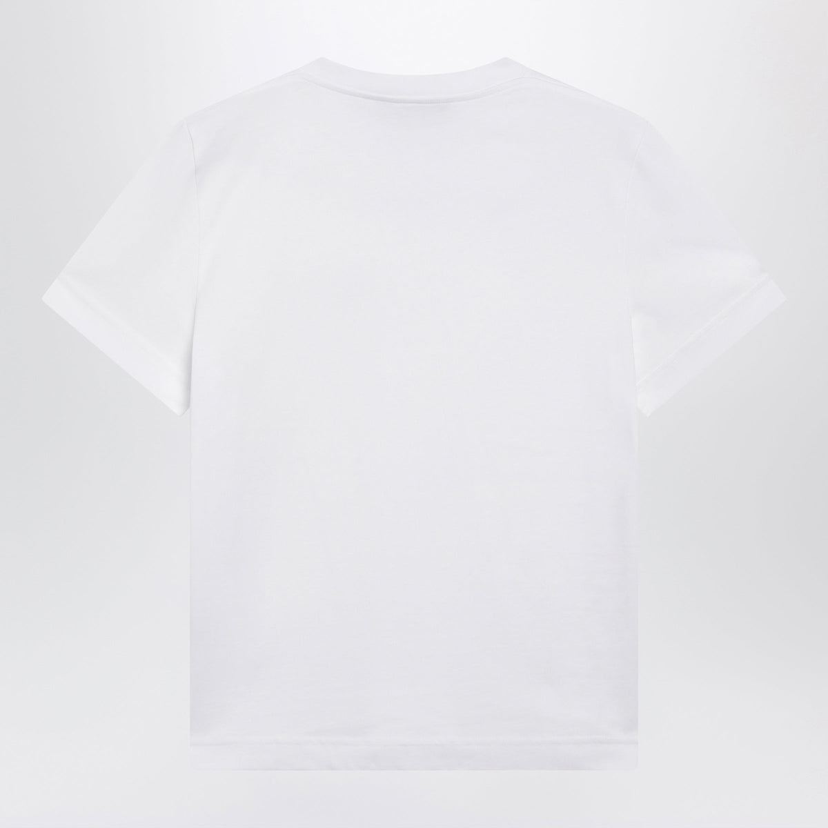 Jacquemus White Fitted T-Shirt With Grosgrain Logo Women JACQUEMUS