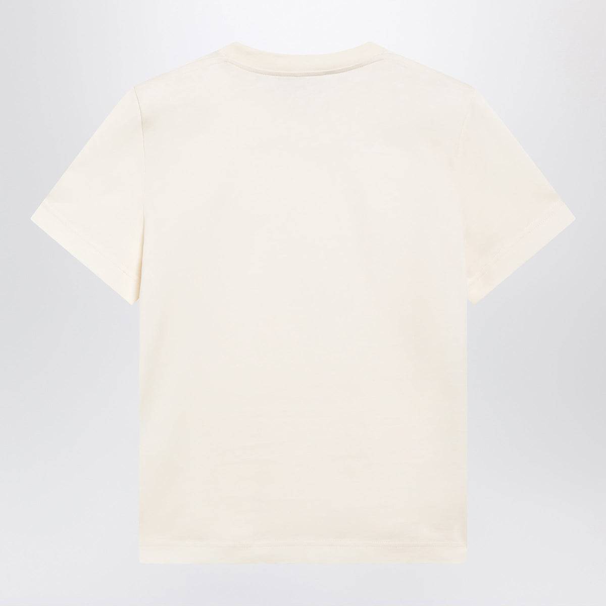 Jacquemus Light Beige Fitted T-Shirt With Grosgrain Logo Women JACQUEMUS