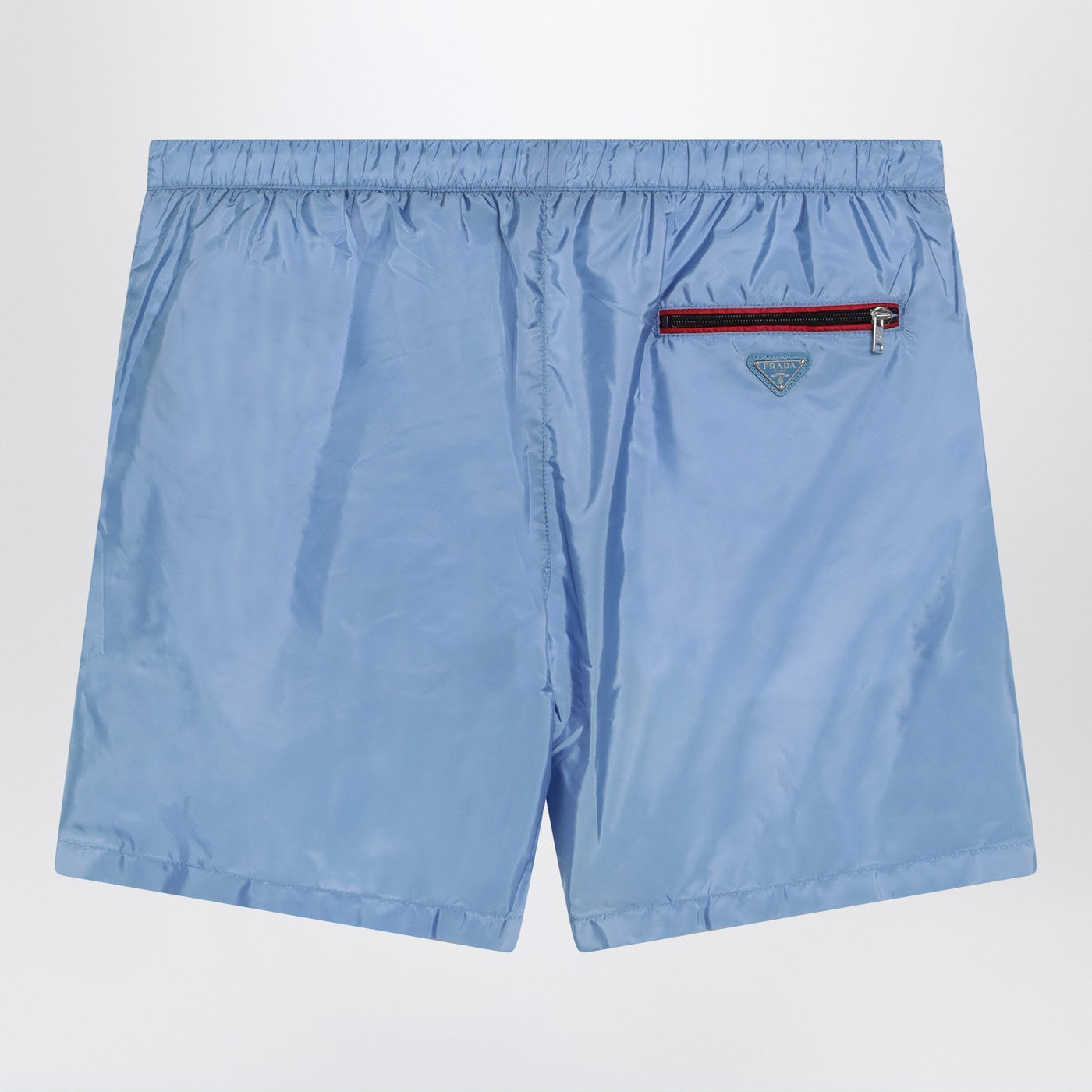 Prada Light Blue Re-Nylon Swim Shorts Men PRADA