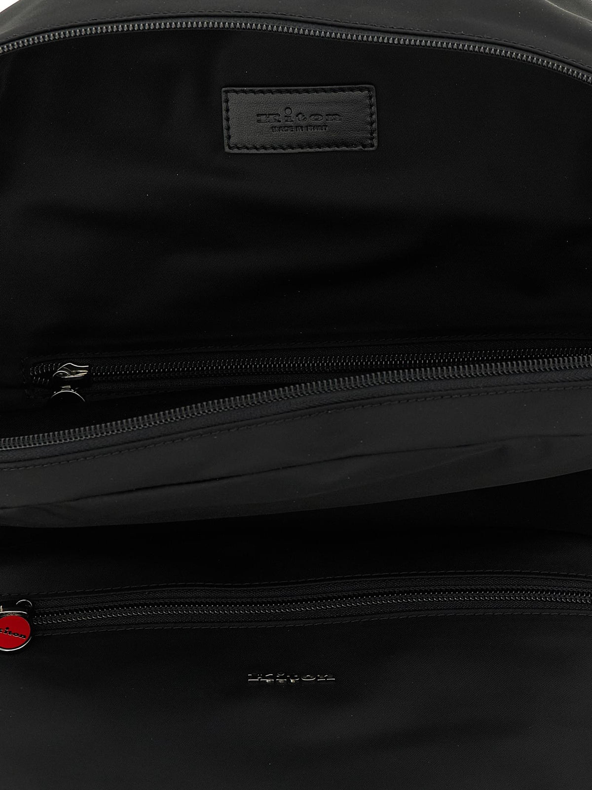 Kiton Men Logo Backpack KITON