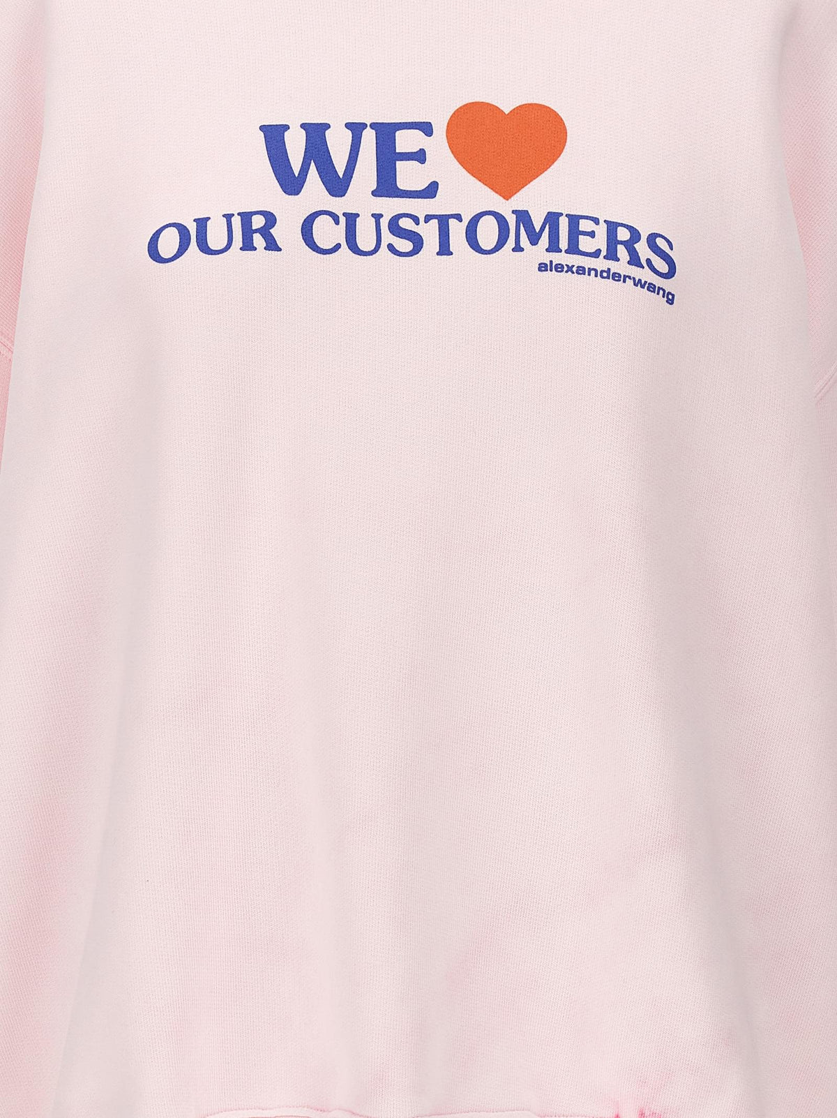 Alexander Wang Women 'We Love Our Customers' Sweatshirt ALEXANDER WANG