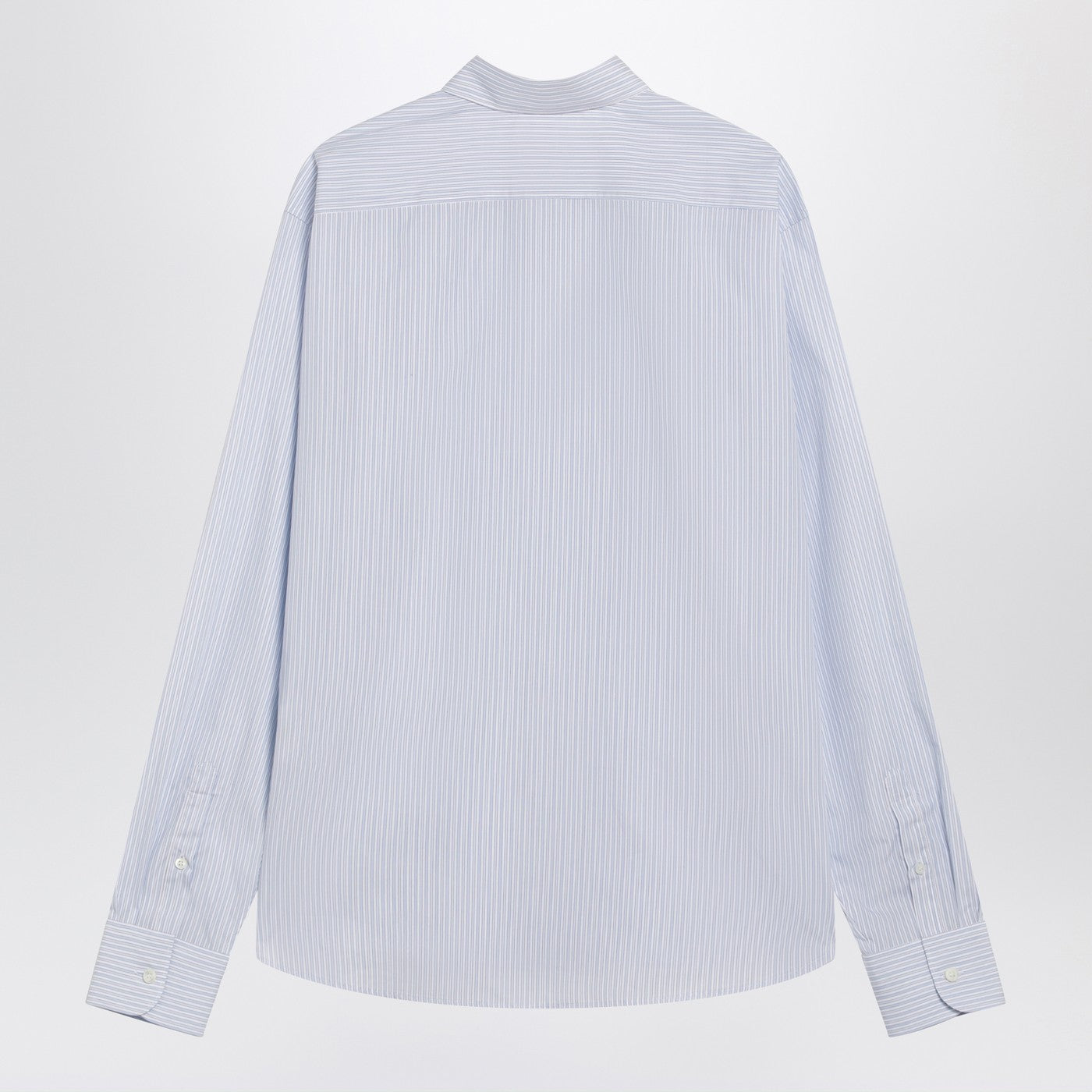 Prada Striped Cotton Poplin Shirt Men PRADA