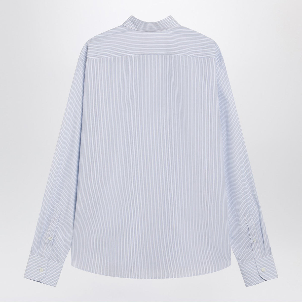 Prada Striped Cotton Poplin Shirt Men PRADA