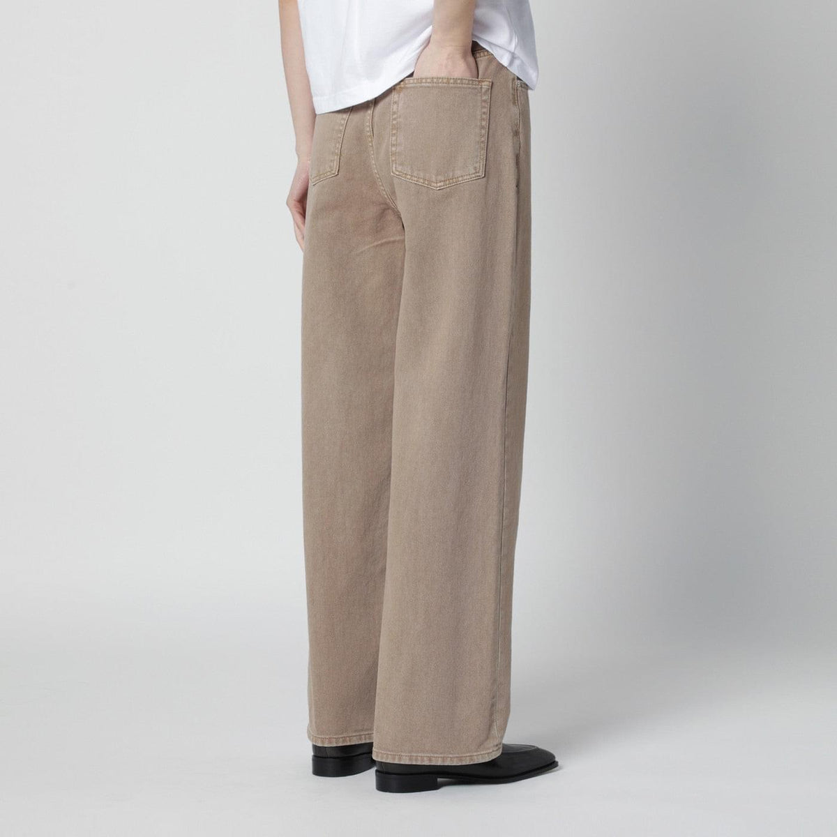 Dunst Sand Beige Relaxed Jeans Women Dunst