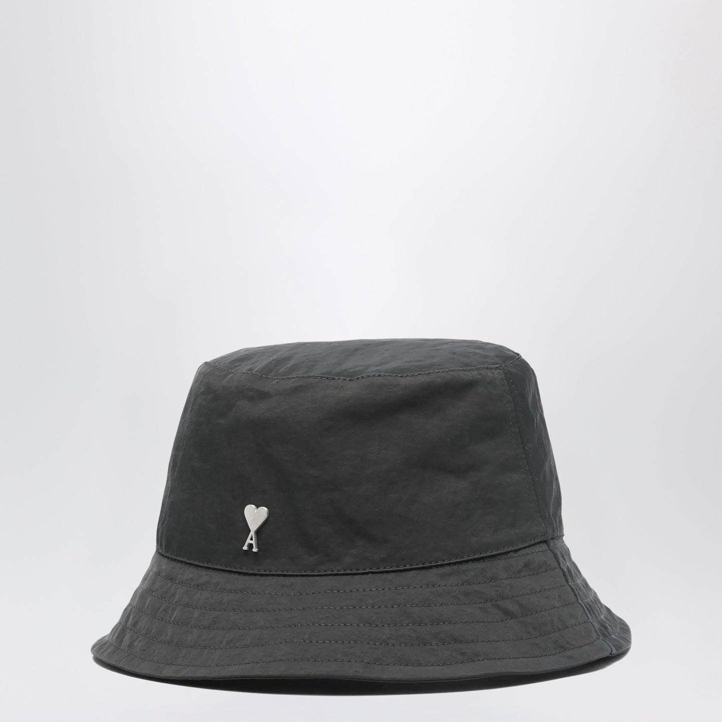 Ami Paris Ami De Coeur Anthracite Bucket Hat Men AMI PARIS