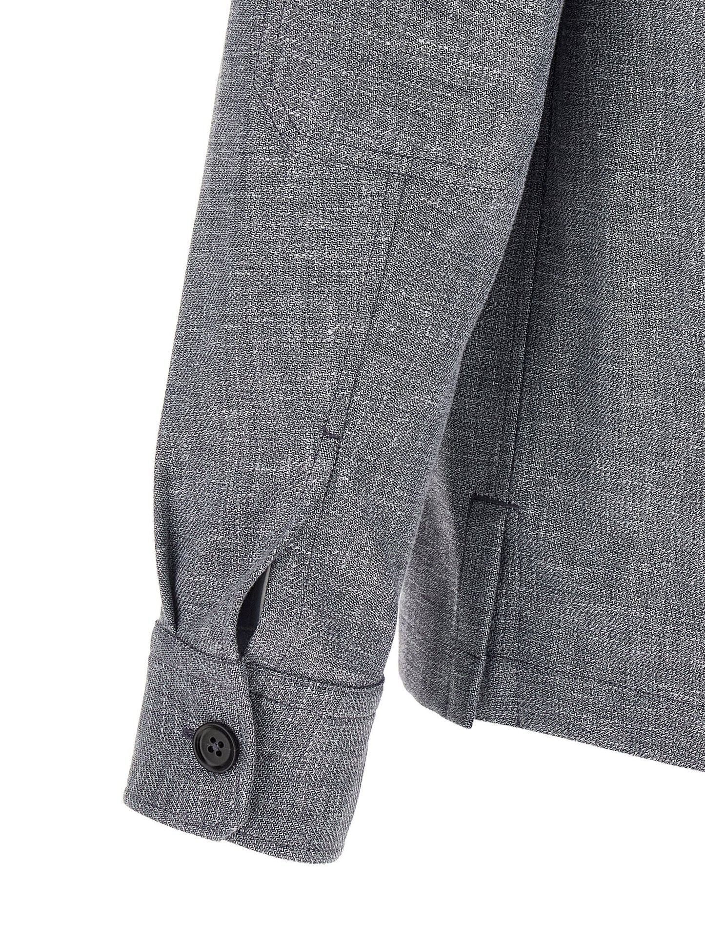 Zegna Men 'Crossover' Overshirt ZEGNA