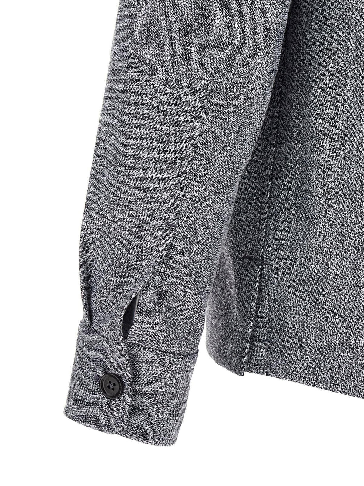 Zegna Men 'Crossover' Overshirt ZEGNA