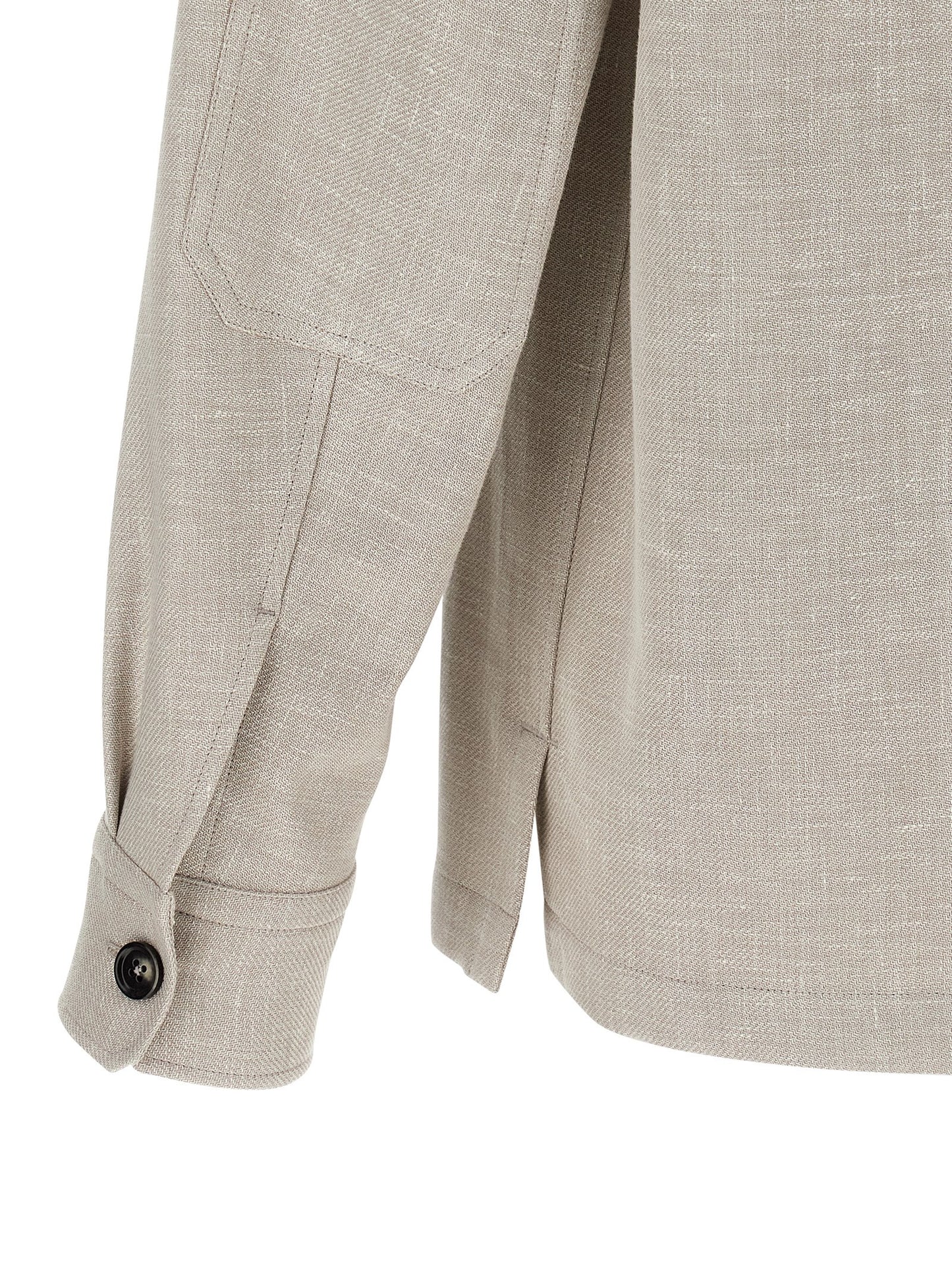 Zegna Men 'Crossover' Overshirt ZEGNA
