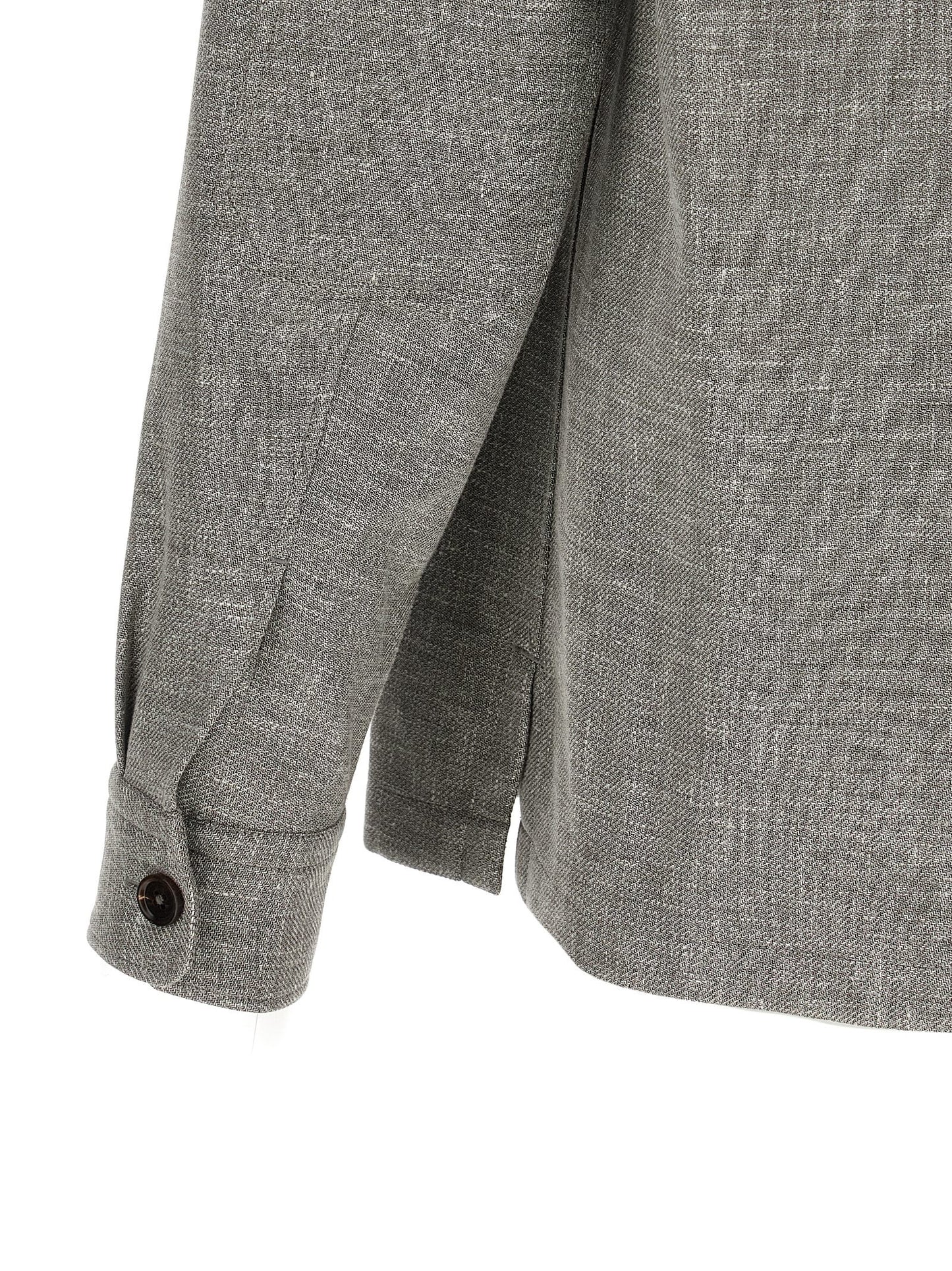 Zegna Men 'Crossover' Overshirt ZEGNA