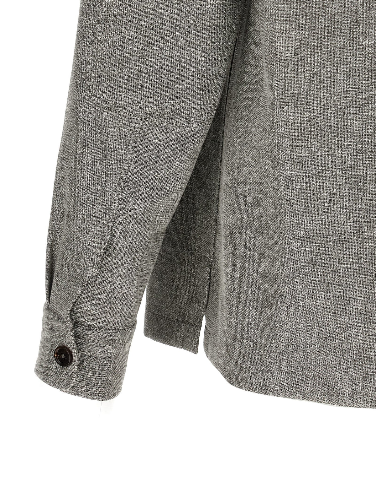 Zegna Men 'Crossover' Overshirt ZEGNA