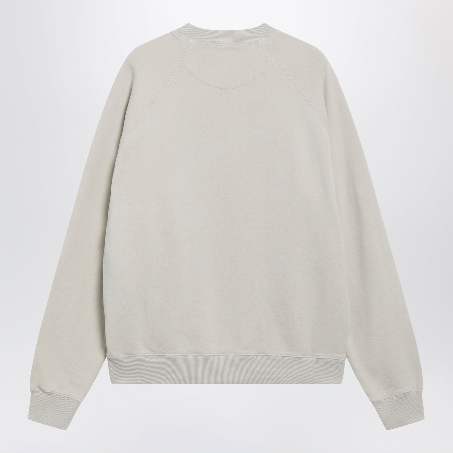 Prada Talc-Colored Cotton Fleece Sweatshirt Men PRADA