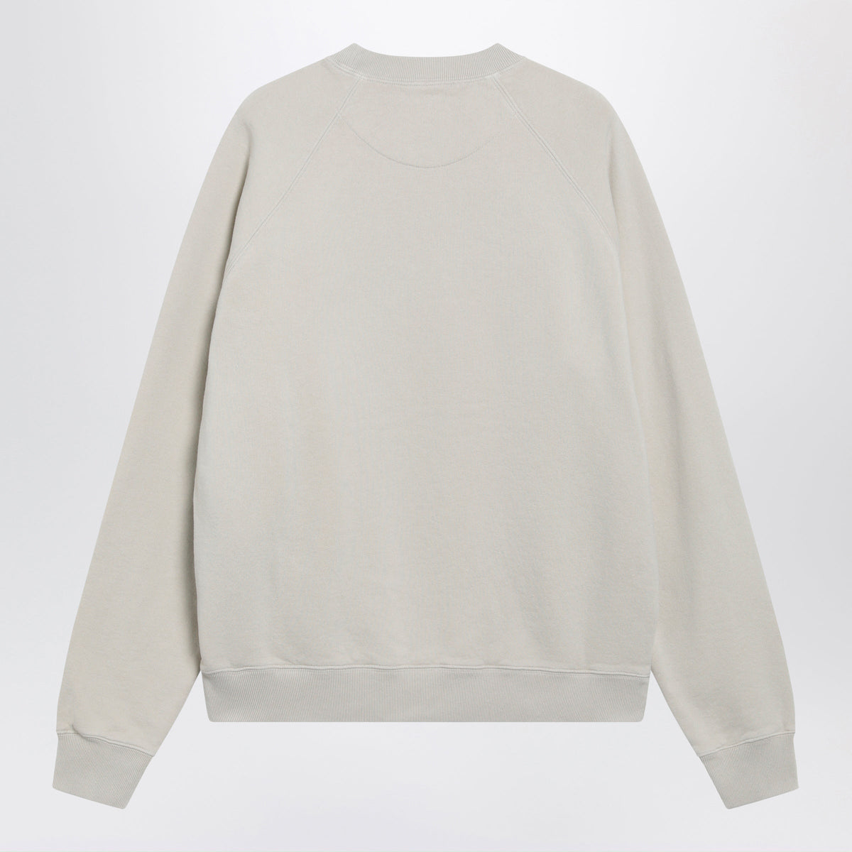 Prada Talc-Colored Cotton Fleece Sweatshirt Men PRADA