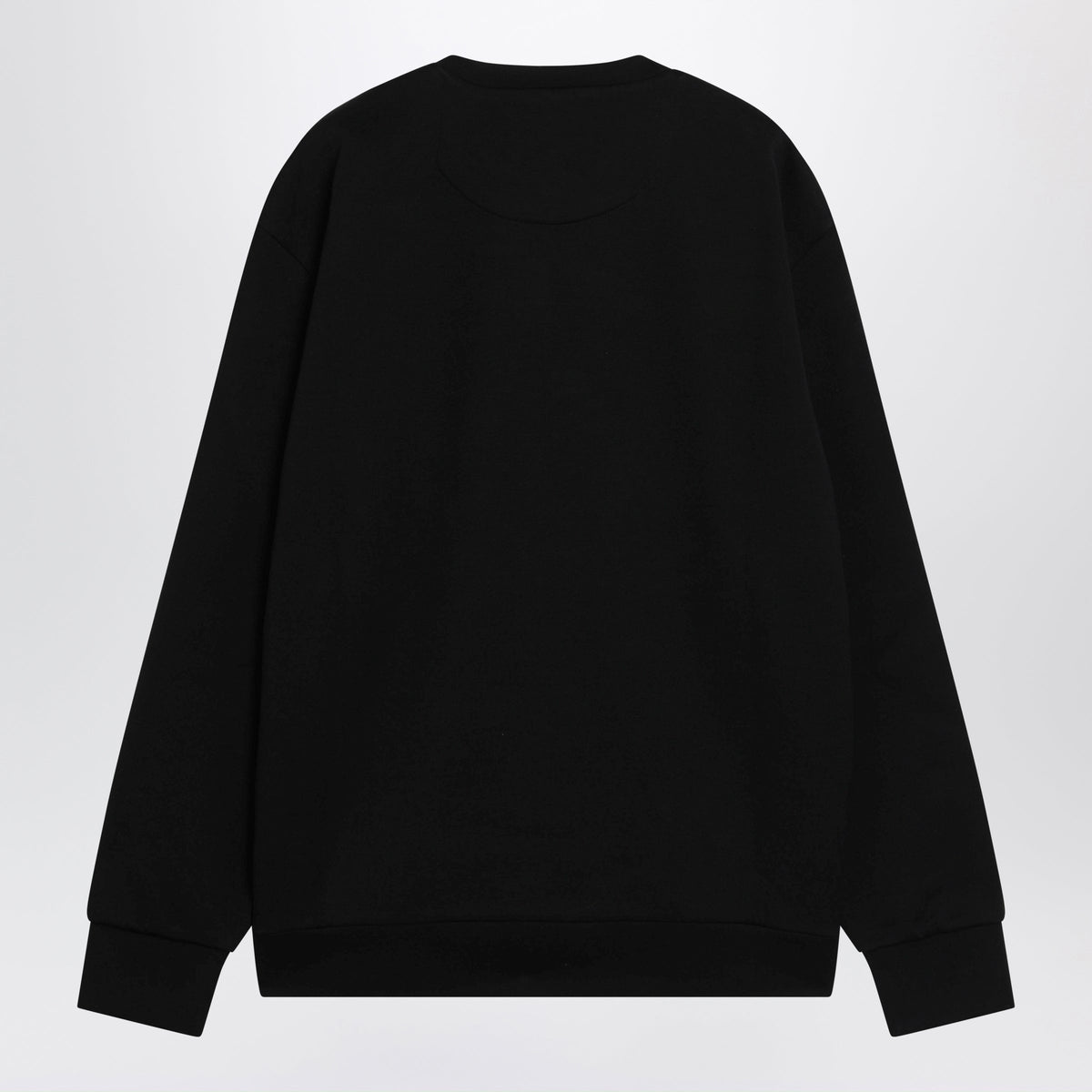 Prada Black Crewneck Sweatshirt In Technical Cotton Men PRADA