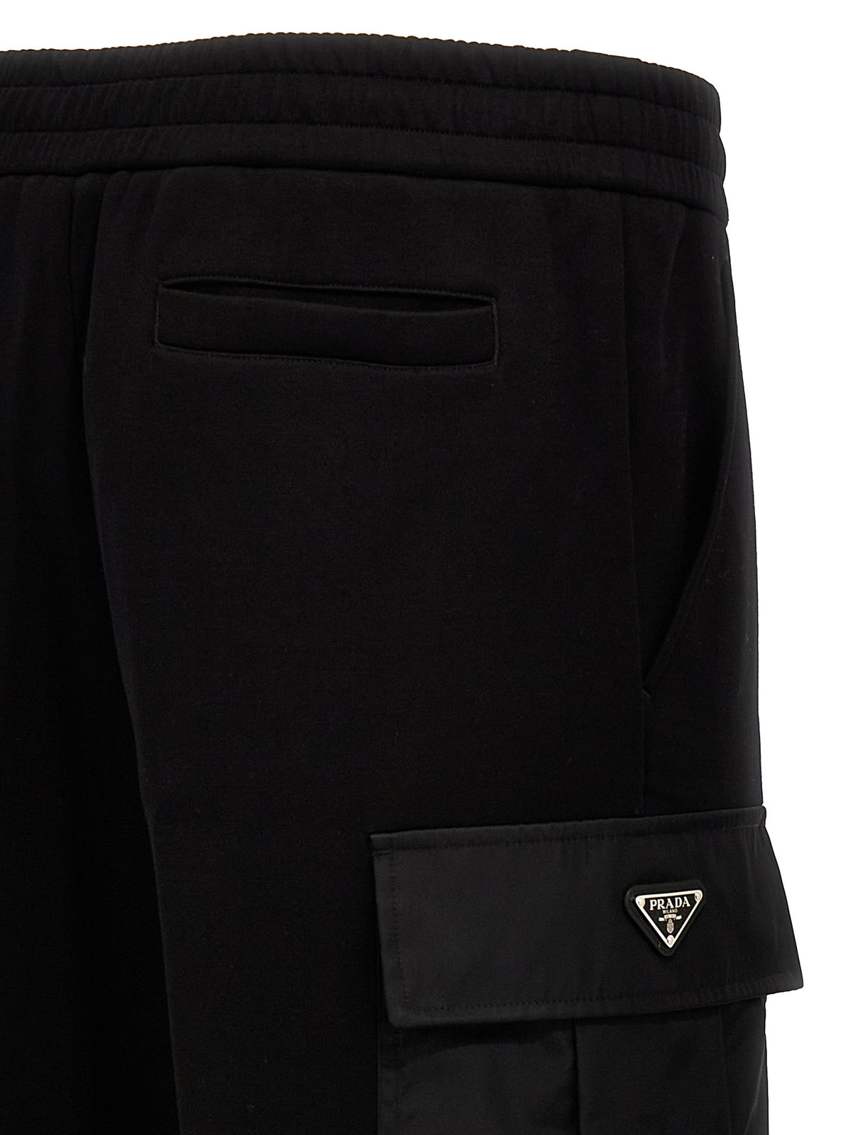 Prada Men Nylon Insert Cargo Joggers PRADA