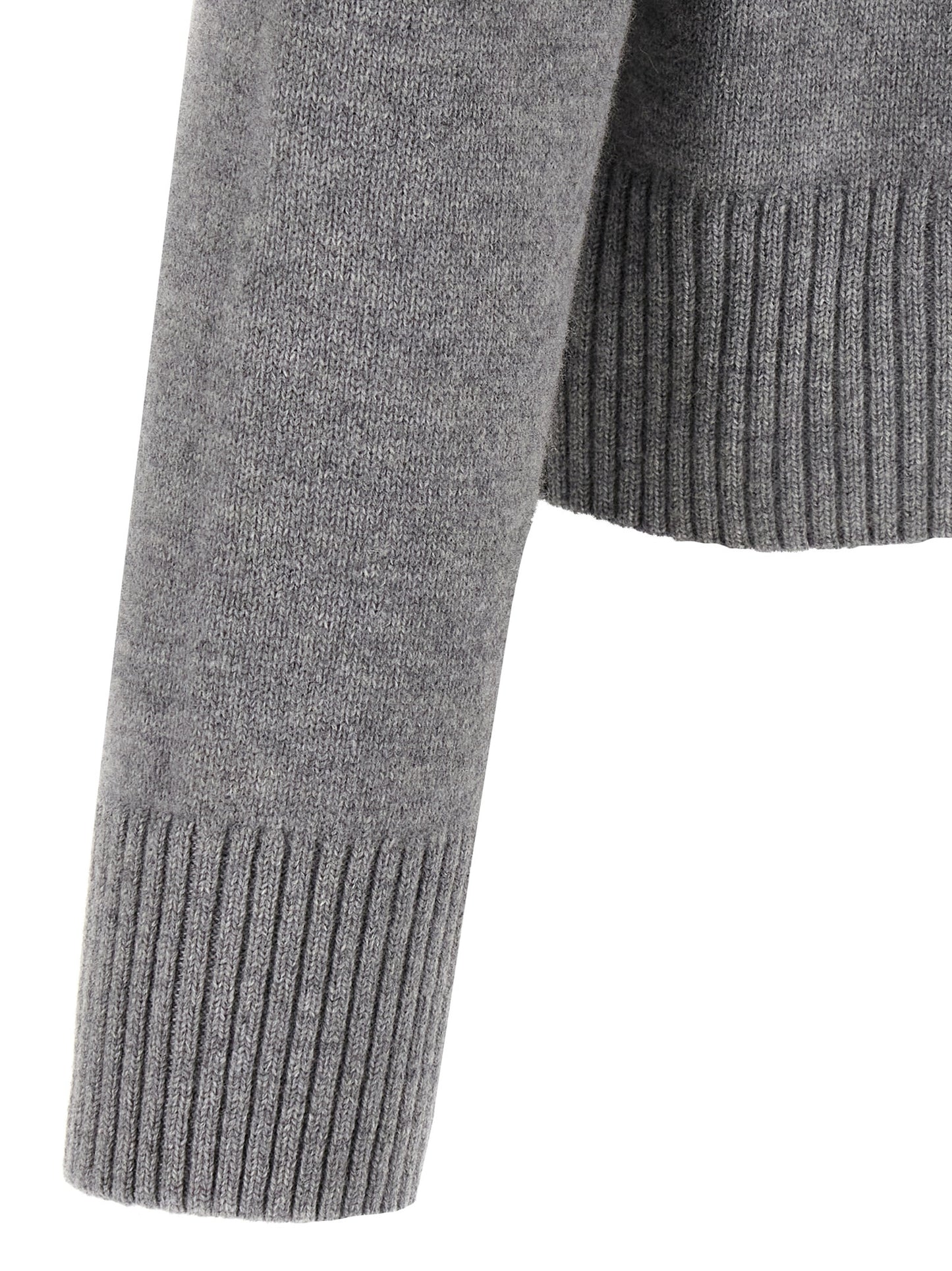 Ami Paris Men Puff Logo Patch Sweater AMI PARIS