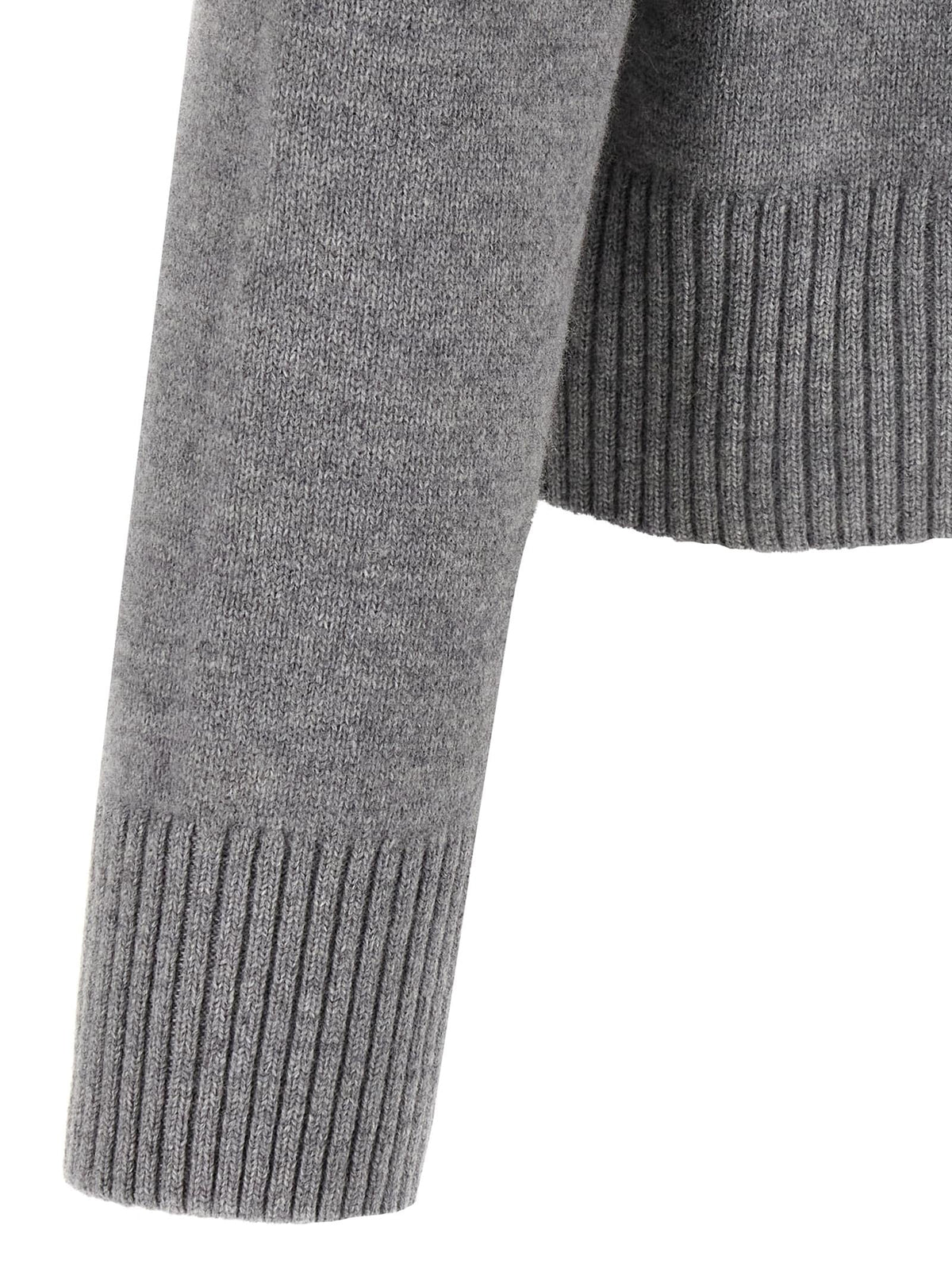 Ami Paris Men Ami Paris Men Puff Logo Patch Sweater AMI PARIS