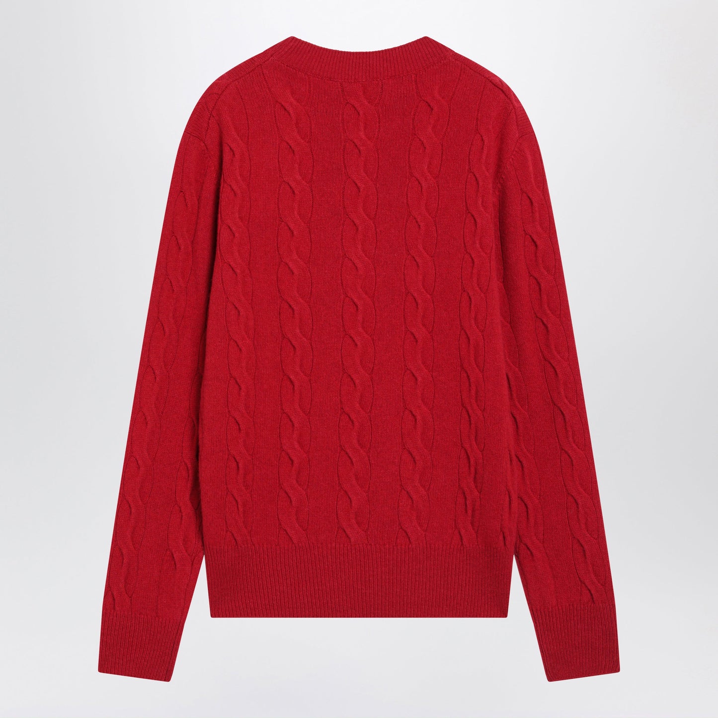 Ami Paris Red Merino Wool Sweater Women AMI PARIS
