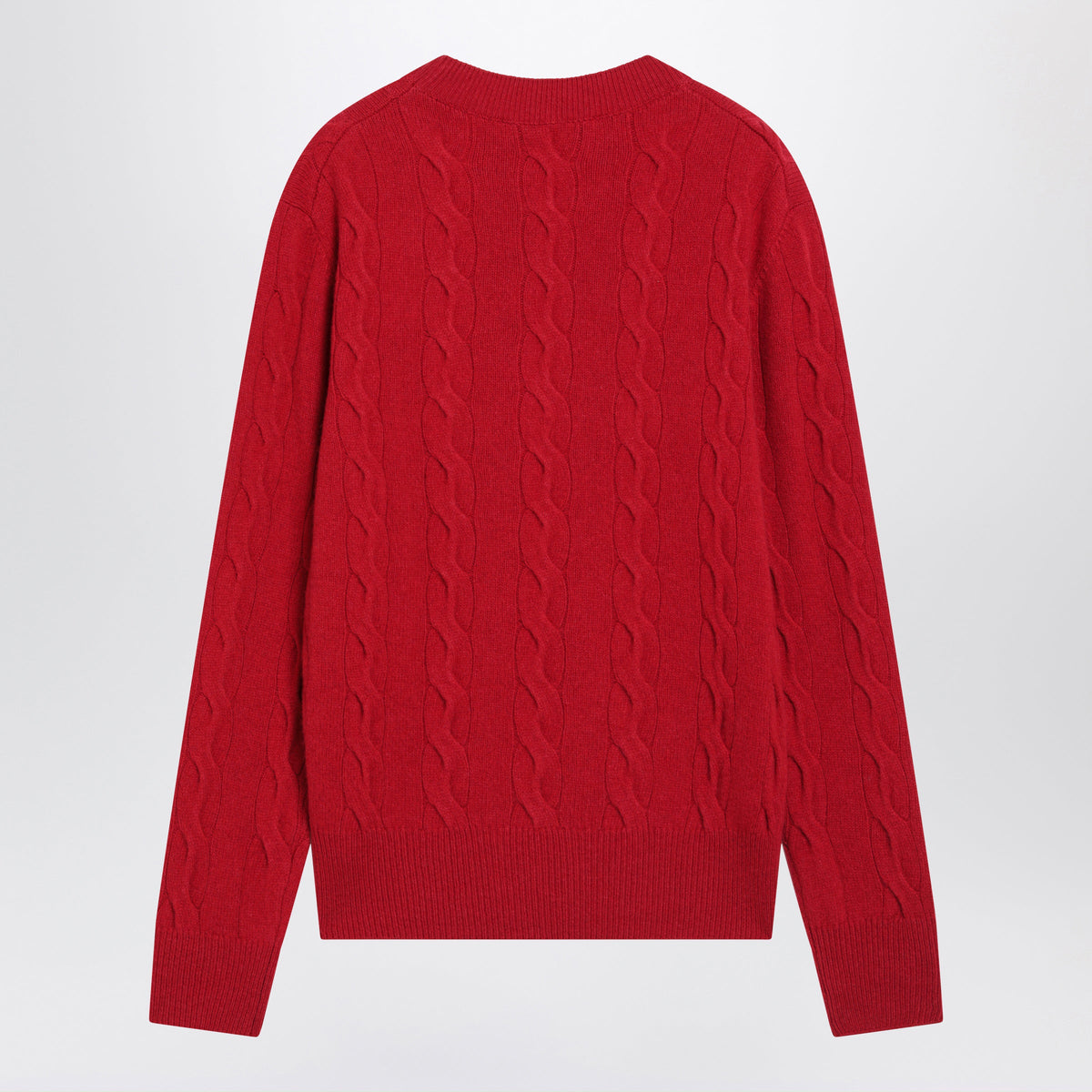 Ami Paris Red Merino Wool Sweater Women AMI PARIS