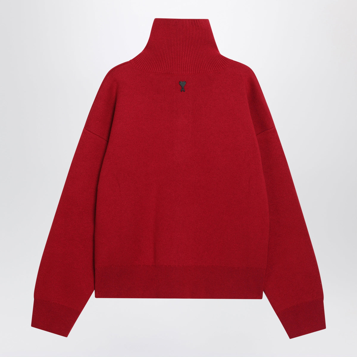 Ami Paris Ruby Red Wool Sweater Men AMI PARIS