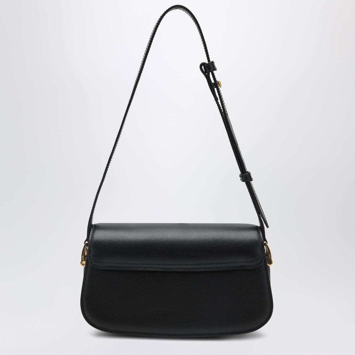 Ami Paris Paris Paris Black Leather Shoulder Bag Women AMI PARIS