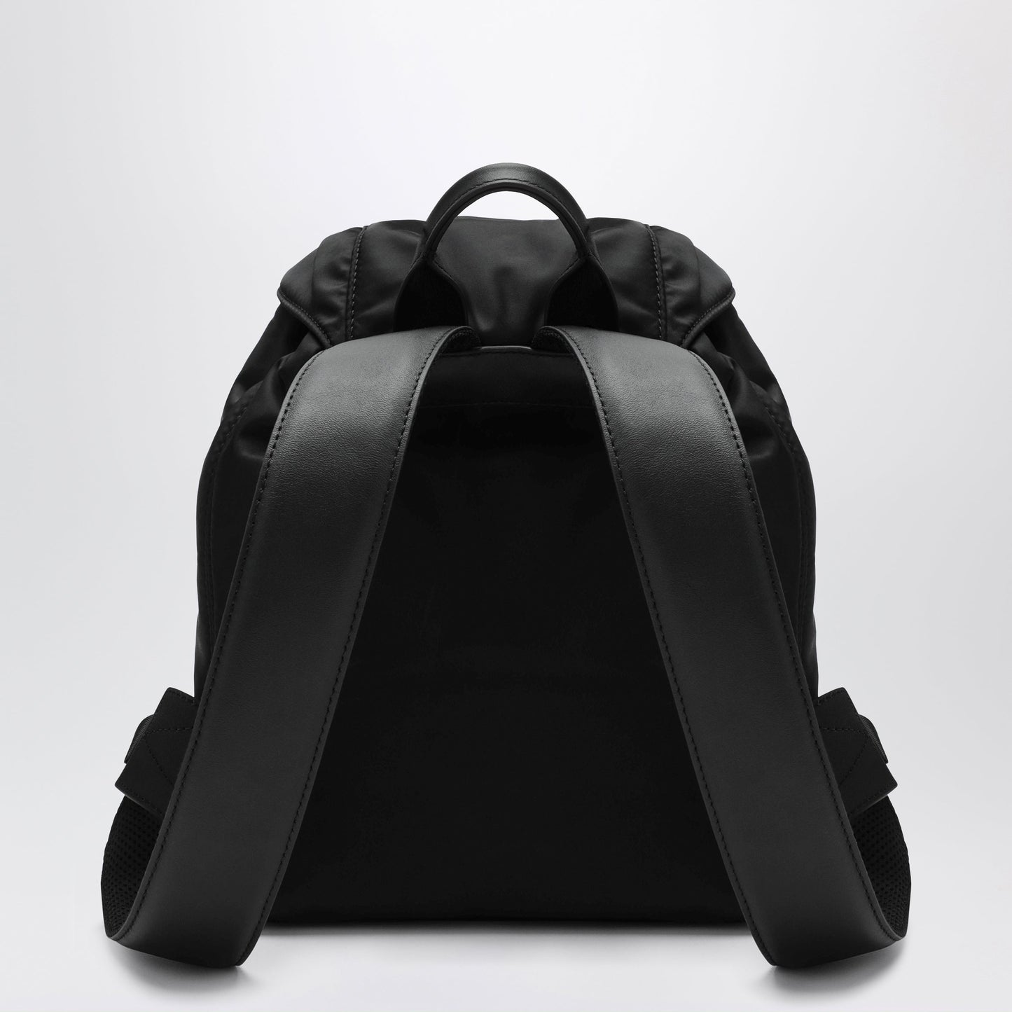 Ami Paris Marcel Small Black Nylon Backpack Women AMI PARIS