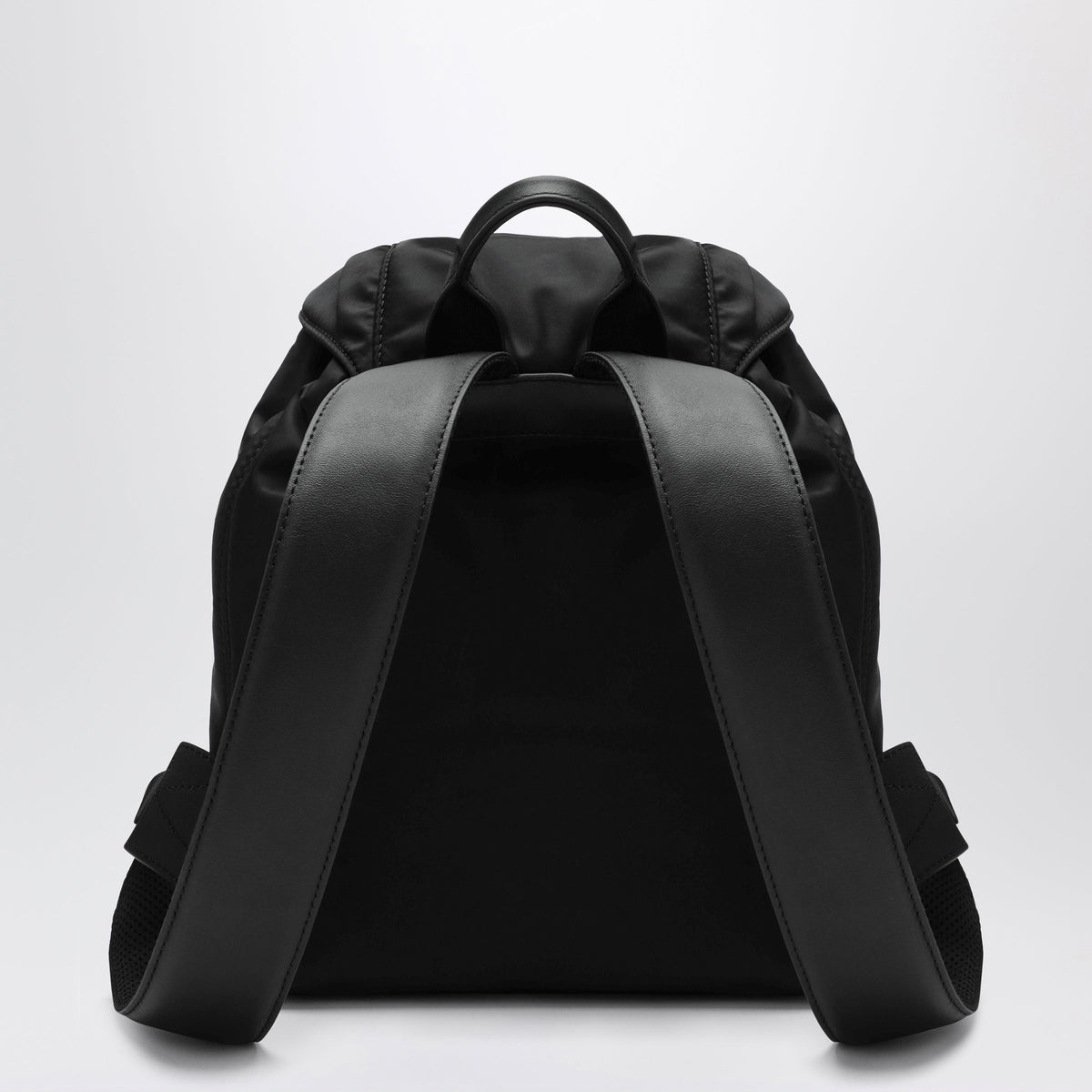 Ami Paris Marcel Small Black Nylon Backpack Women AMI PARIS