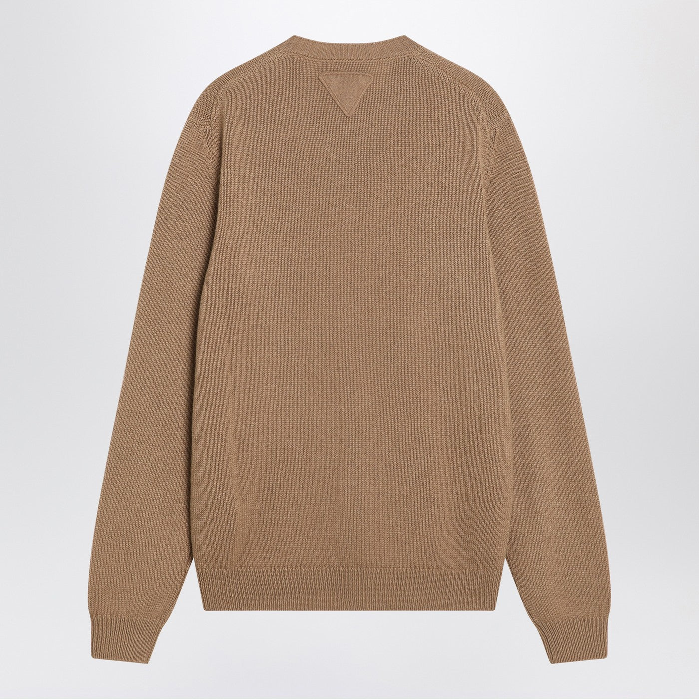 Prada Camel-Coloured Cardigan In Cashmere Men PRADA
