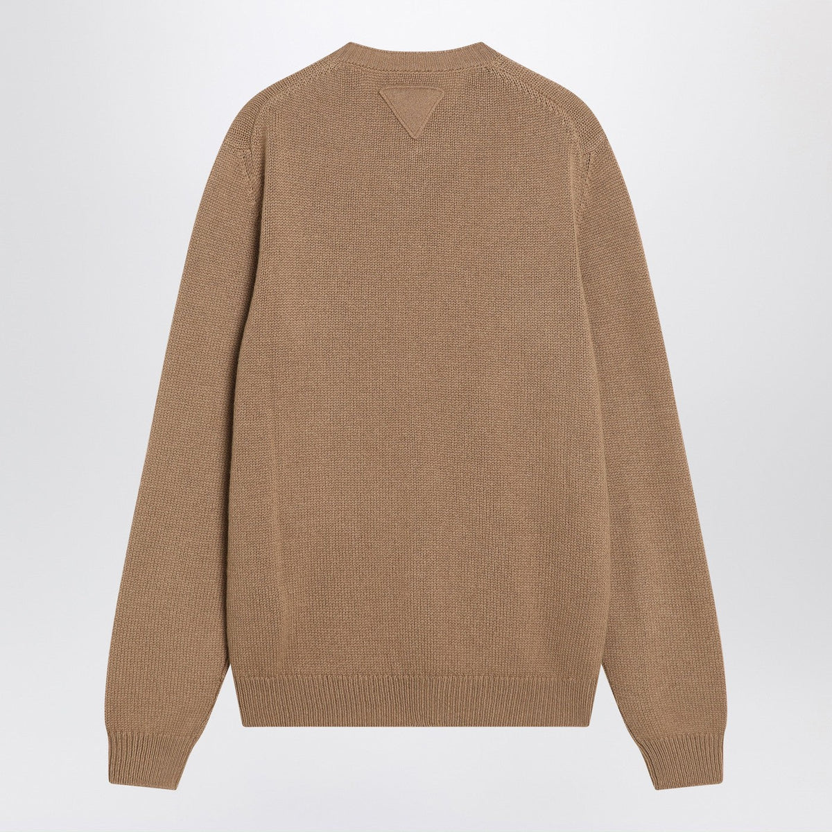 Prada Camel-Coloured Cardigan In Cashmere Men PRADA