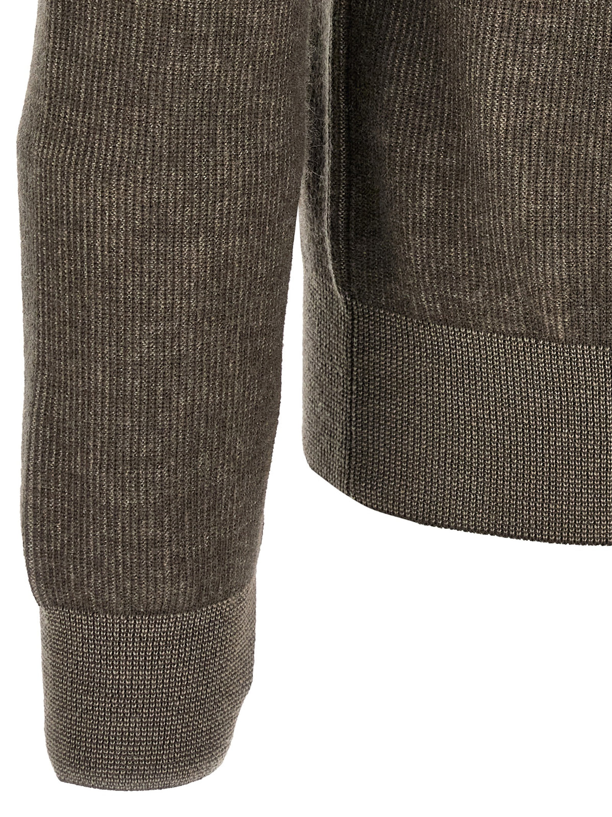 Brioni Men Brown Vanisé Sweater BRIONI