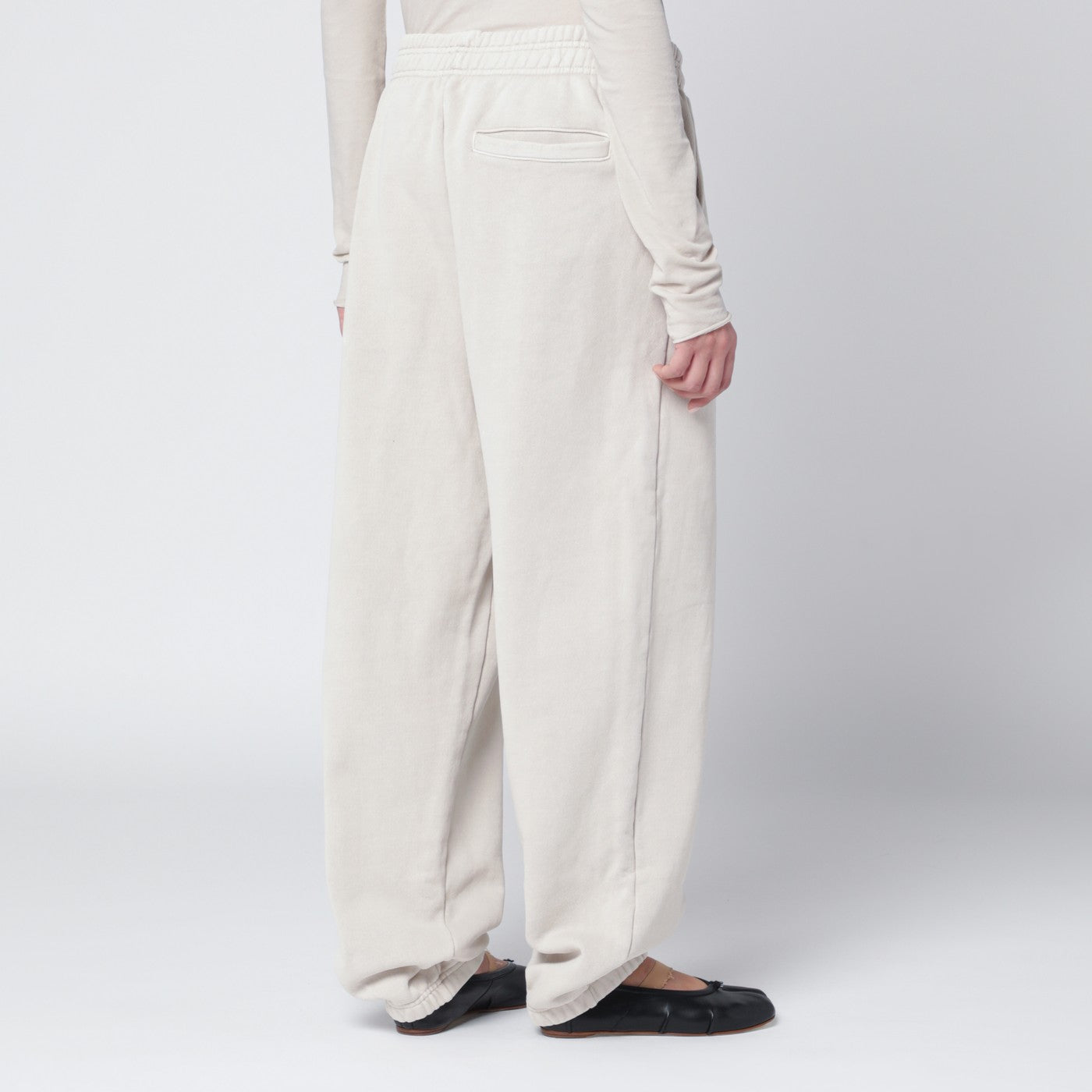 Entire Studios White Cotton Joggers Women Entire Studios