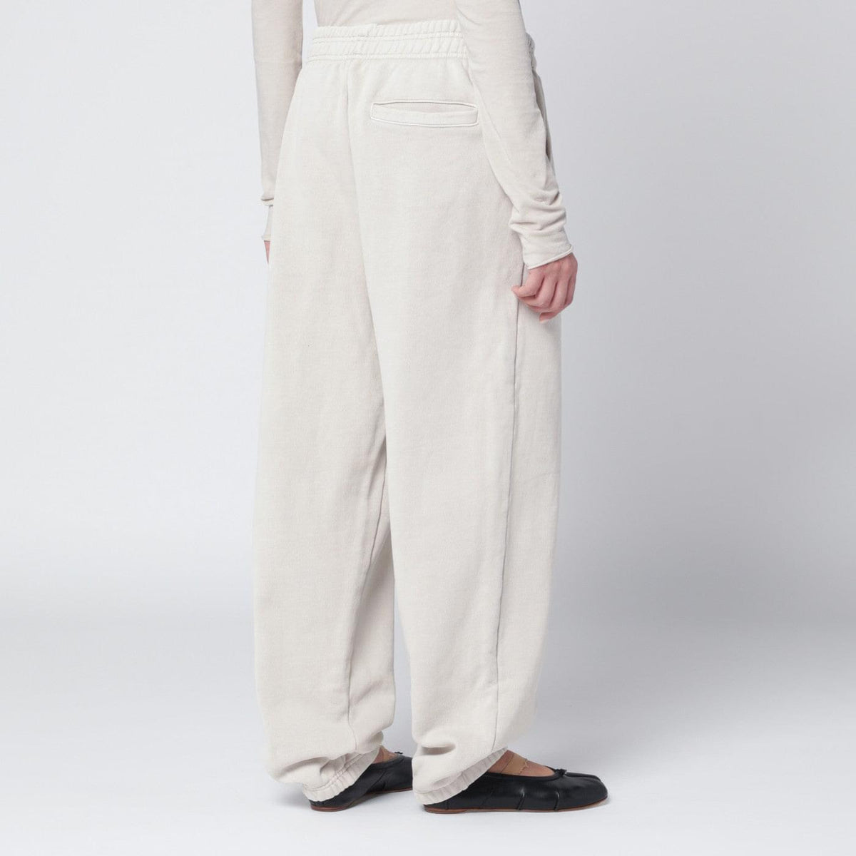 Entire Studios White Cotton Joggers Women Entire Studios