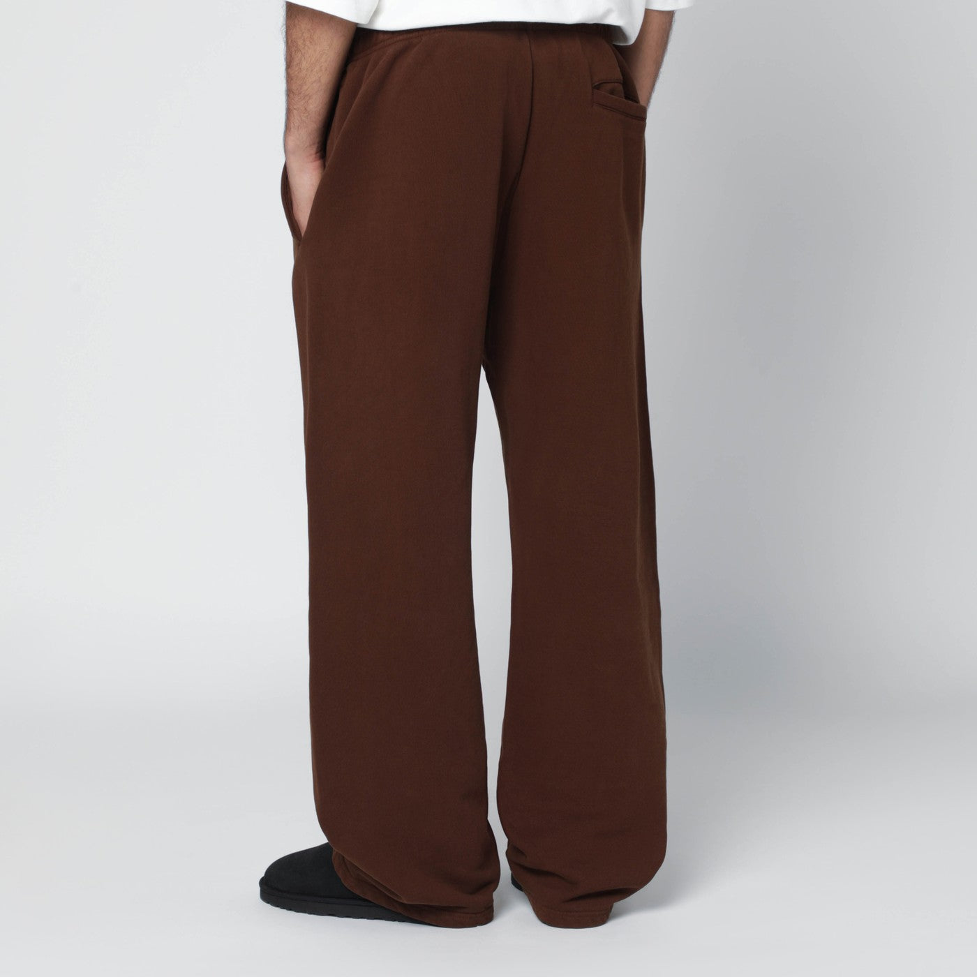 Entire Studios Dark Brown Cotton Joggers Men Entire Studios